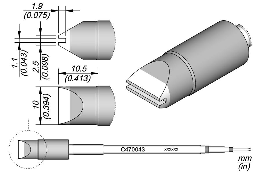 C470043 - Drag Cartridge 1.1 x 10